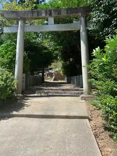 県神社の鳥居