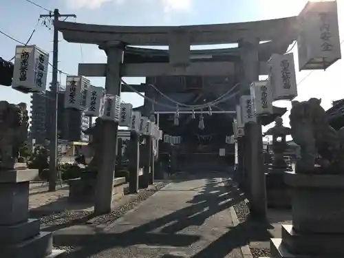 沼垂白山神社の鳥居