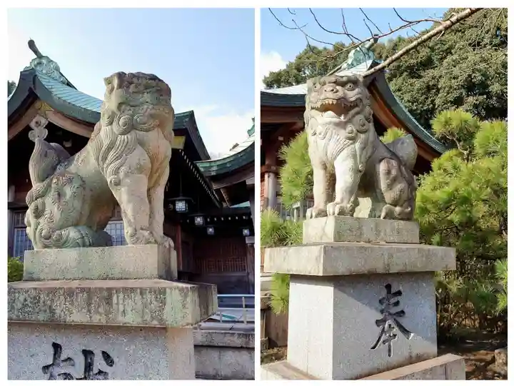 大分縣護國神社の狛犬