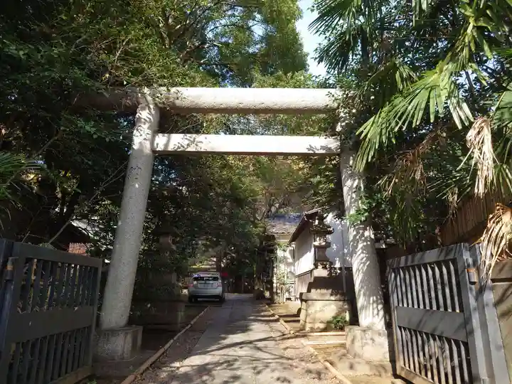 ときわ台天祖神社の鳥居
