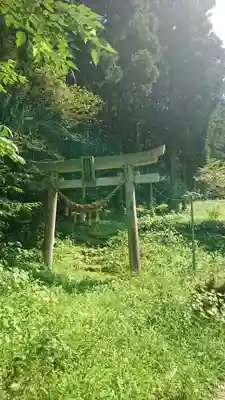 成澤不動尊神社の鳥居