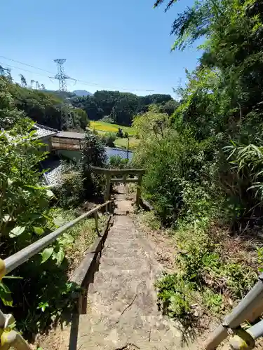 大六天麻王神社の景色