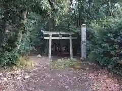 白山神社の鳥居