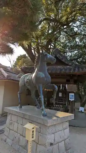 藤森神社の狛犬