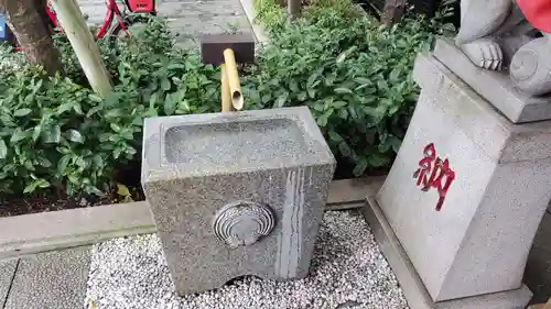 茶ノ木神社の手水舎