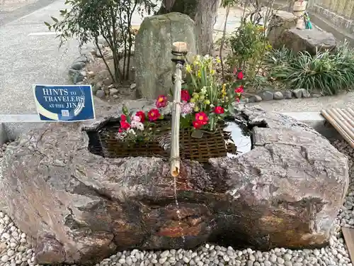 阿智神社の手水舎