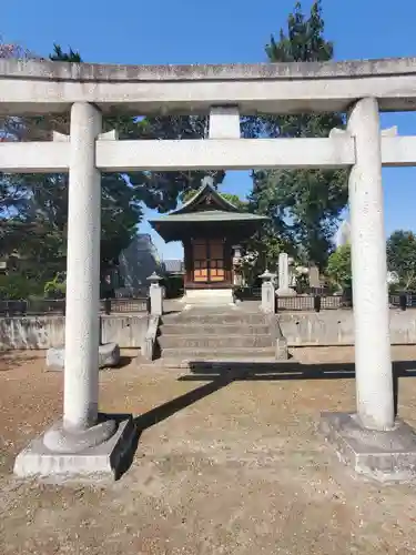 島田八坂神社の鳥居