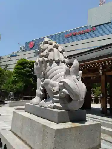 警固神社の狛犬