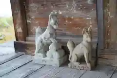 鶴ケ城稲荷神社の狛犬