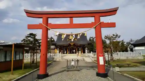 美瑛神社の鳥居