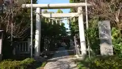 徳持神社の鳥居