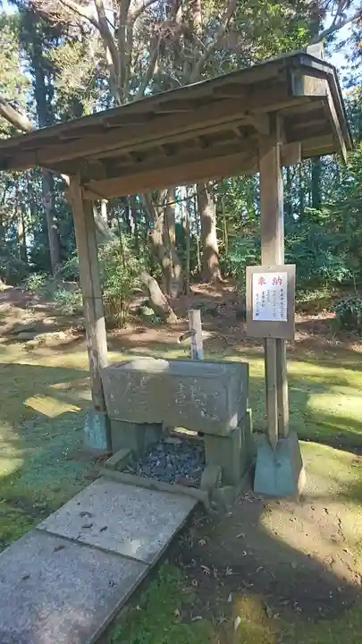 蛟蝄神社奥の宮の手水舎