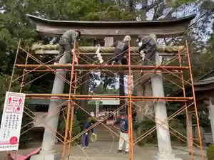 比々多神社の鳥居(2021年12月12日(日) 12時56分34秒投稿)