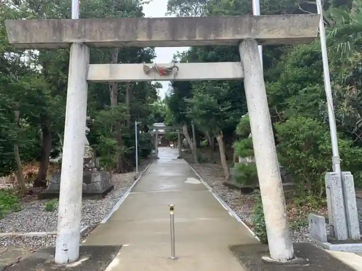 神明社(榎戸神明社)の鳥居