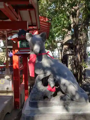 花園神社の狛犬