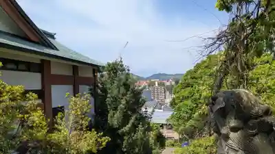 大浦諏訪神社の景色
