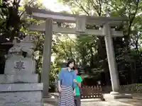 谷保天満宮の鳥居