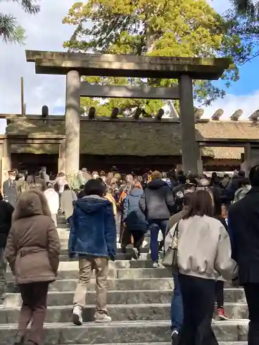 伊勢神宮内宮（皇大神宮）の鳥居