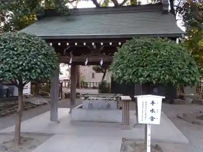 前鳥神社の手水舎