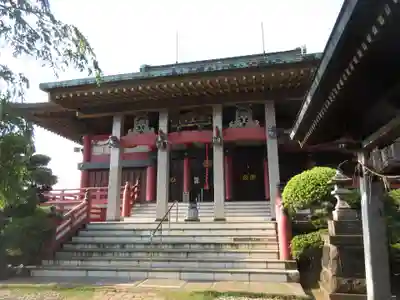 千葉寺の本殿・本堂