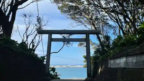 酒列磯前神社の鳥居