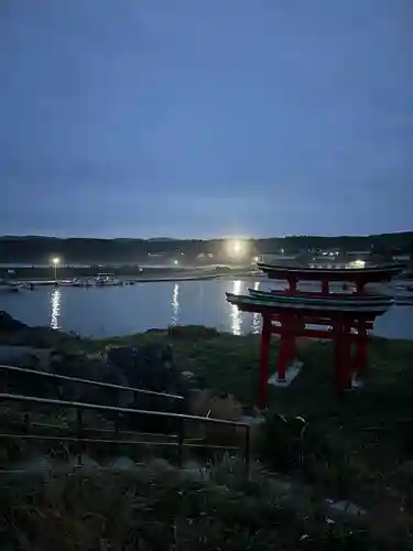 弁天島の厳島神社(青森県)
