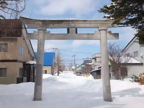 上幌向神社の鳥居