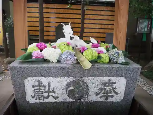 田無神社の手水舎