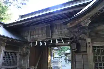 菅船神社の山門・神門