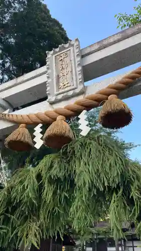 平湯神社の鳥居