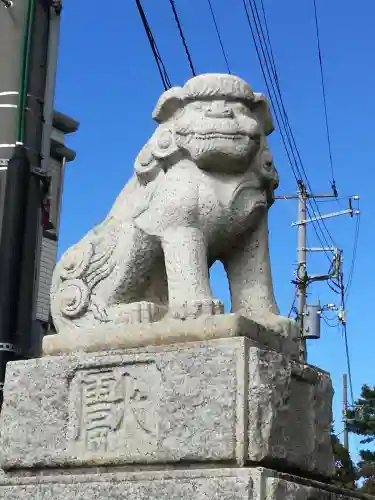 稲毛浅間神社の狛犬