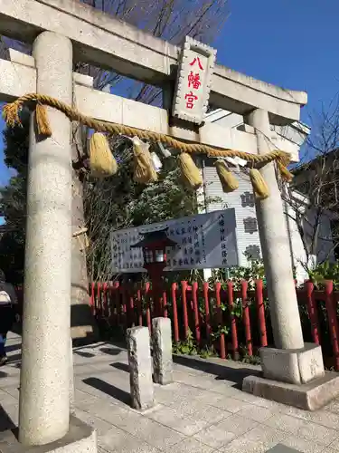 川越八幡宮の鳥居