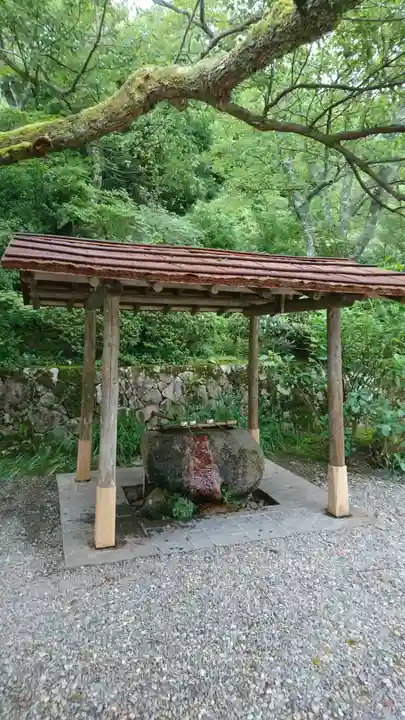 如意寺の手水舎