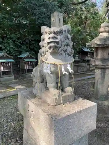 刺田比古神社の狛犬