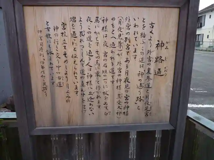 月夜見宮(豊受大神宮別宮)の歴史