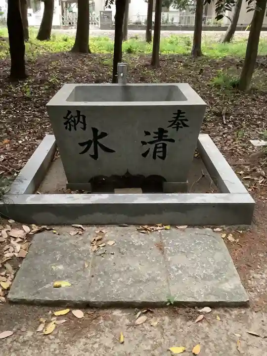 成海神社(羽黒八幡宮)の手水舎