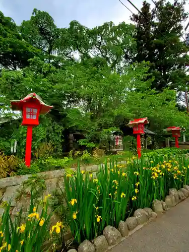 神炊館神社 ⁂奥州須賀川総鎮守⁂の庭園