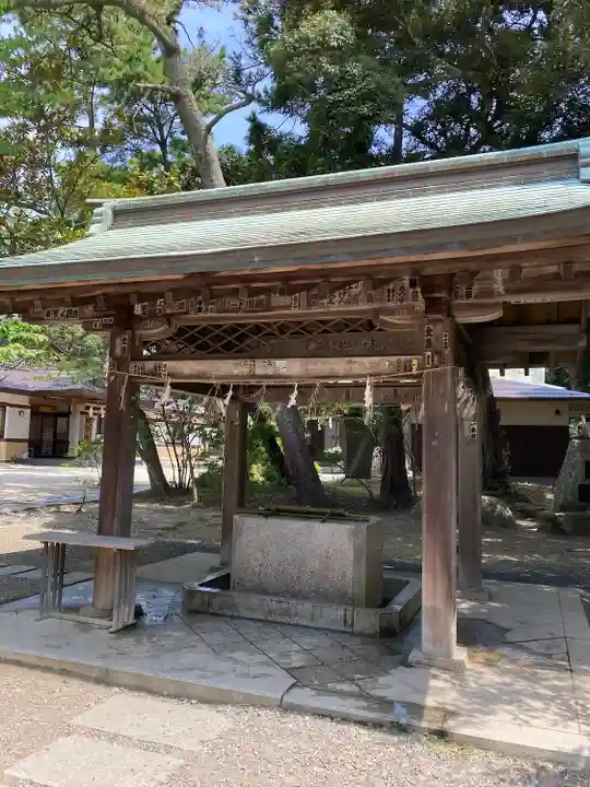 大洗磯前神社の手水舎