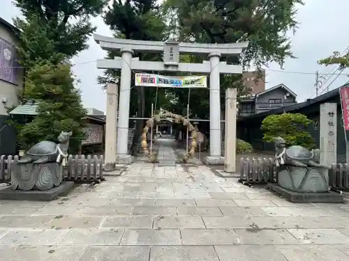 亀有香取神社の鳥居