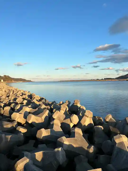 釣石神社の周辺
