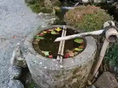 一條殿 新善光寺の手水