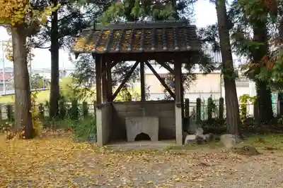 鏡作伊多神社の手水舎