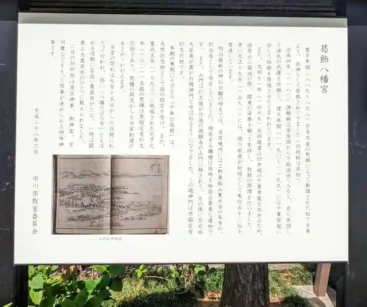 葛飾八幡宮の歴史