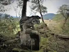 御岳山神社の狛犬