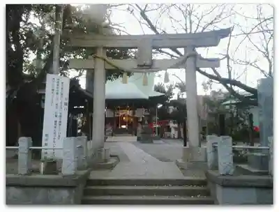野沢稲荷神社の鳥居