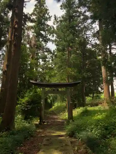 雷電神社の鳥居