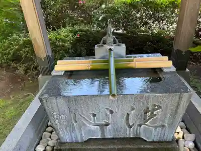 鏡石鹿嶋神社 ＊安産・開運・勝利の神さま＊の手水舎