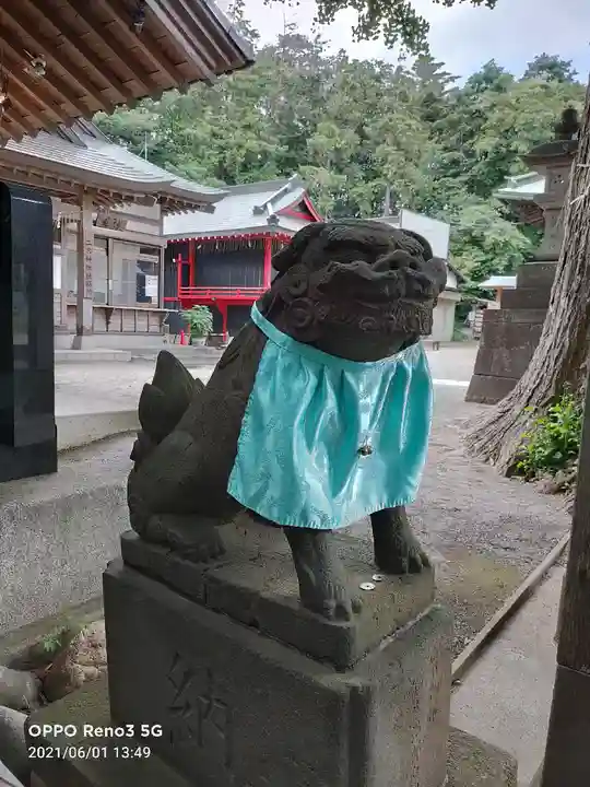 下総国三山 二宮神社の狛犬