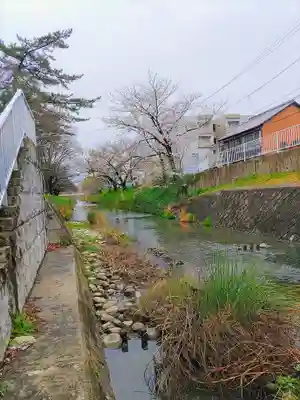 辻地蔵堂（黒川樋門）の周辺