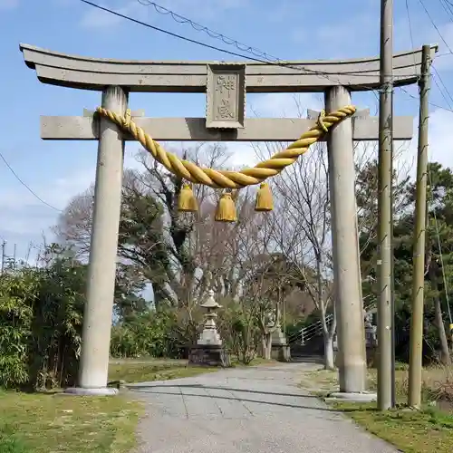 鰀目嶽神社の鳥居